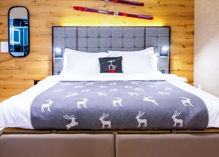 公寓 Wunderstay Alpine 203 Chic With Balcony, Mountain And View *