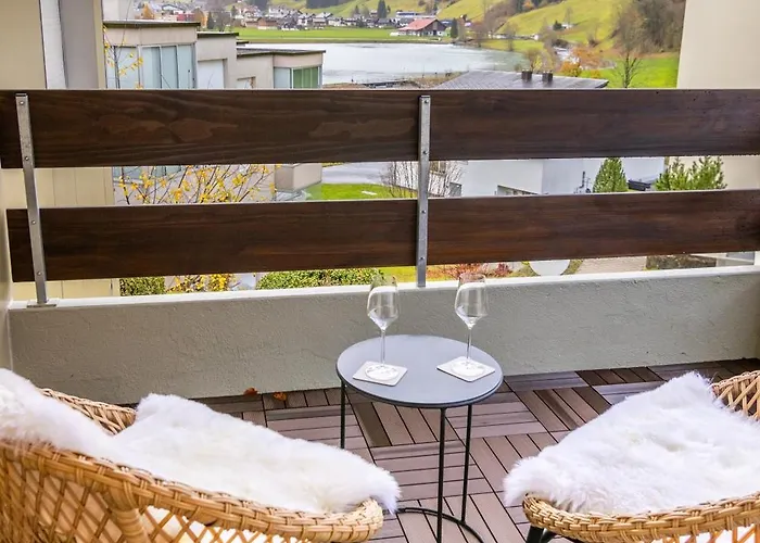 Wunderstay Alpine 203 Chic With Balcony, Mountain And View Appartement Engelberg